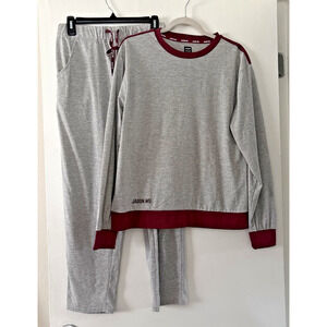 Jason Wu for Eva Air Royal Laurel Business Class Pajamas Gray Burgundy Size M